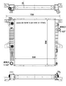 WILMINK GROUP wg1722993 -  Радиатор, охлаждение двигателя